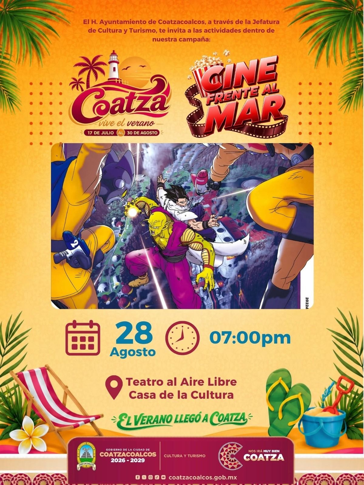 “Cine Frente al Mar” tendrá última función; Ayuntamiento de Coatzacoalcos invita a disfrutarlo
