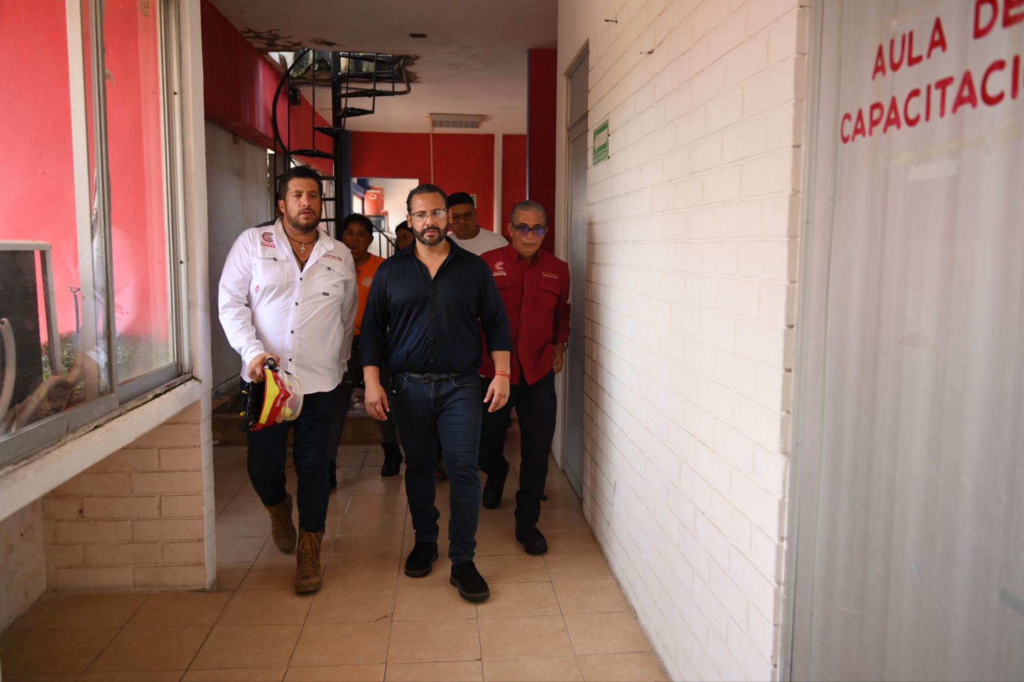 Supervisa Pedro Miguel Rosaldo instalaciones de Protección Civil y Bomberos