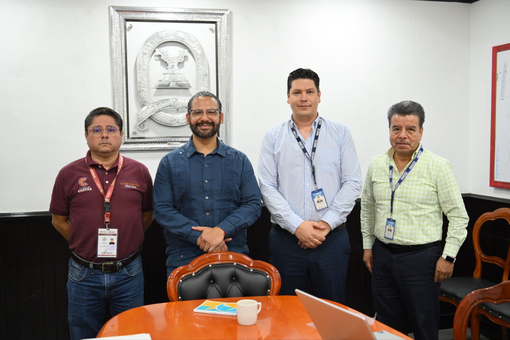 Fortalecen Gobierno de Coatzacoalcos e INEGI colaboración para impulsar el desarrollo municipal