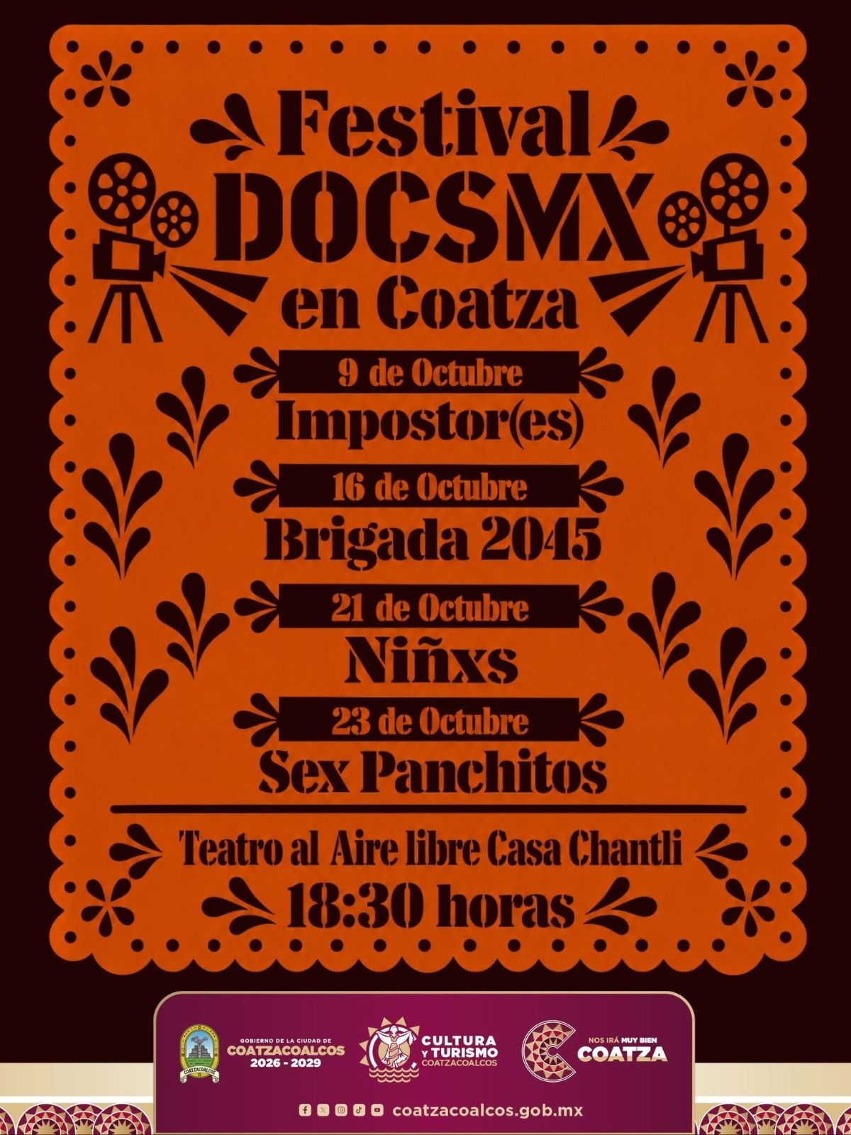 Se suma Gobierno de Coatzacoalcos a Doctubre MX 2026 con cine documental en Casa Chantli